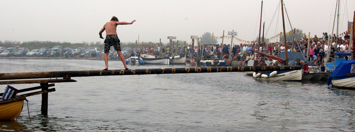 Blakeney Greasy Pole Competition
