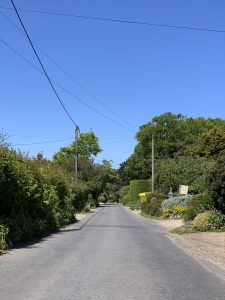 Back Lane at Top looking South