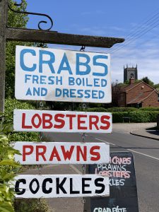 Crabs For Sale on New Road, Blakeney