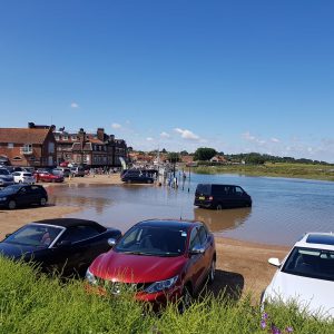 Beware of tide when using Carnser car park