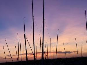 Sunset over Dinghy Park