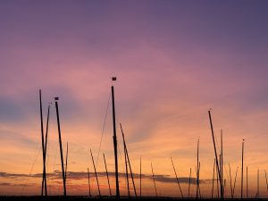 Sunset over Dinghy Park