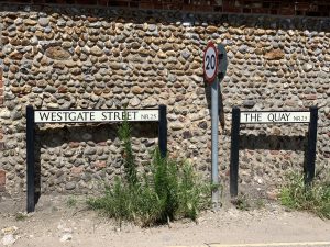 Westgate Street joins The Quay