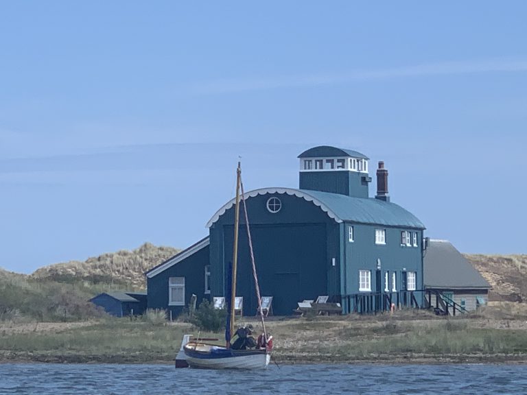 Blakeney Lifeboat House on Blakeney Point