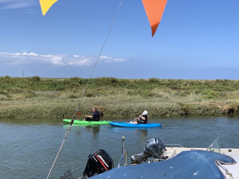 Kayaks at Blakeney Quay