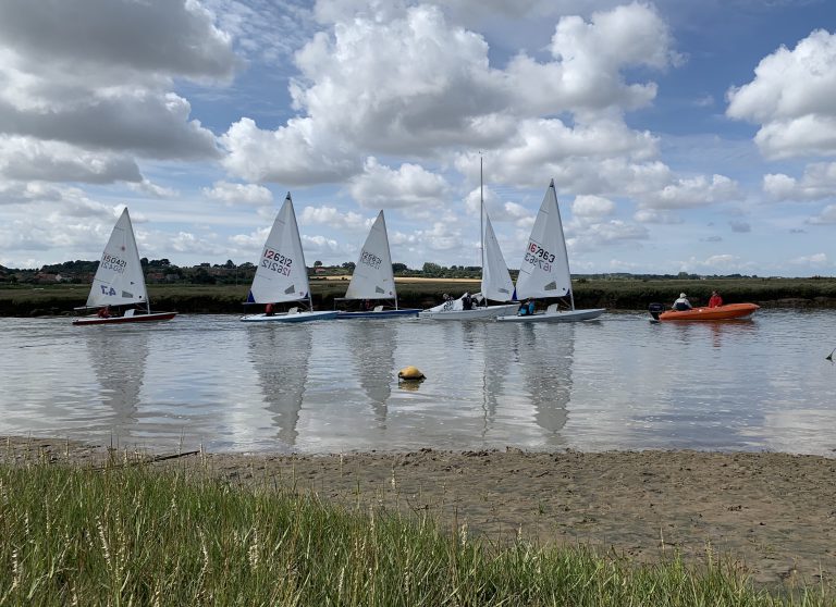 Towing sailing boats up the New Cut
