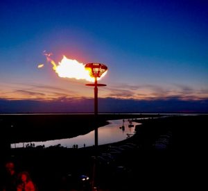 Platinum Jubilee beacon and quay